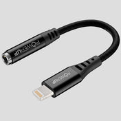 Powerup 12cm Lightning To Aux Cable - Black
