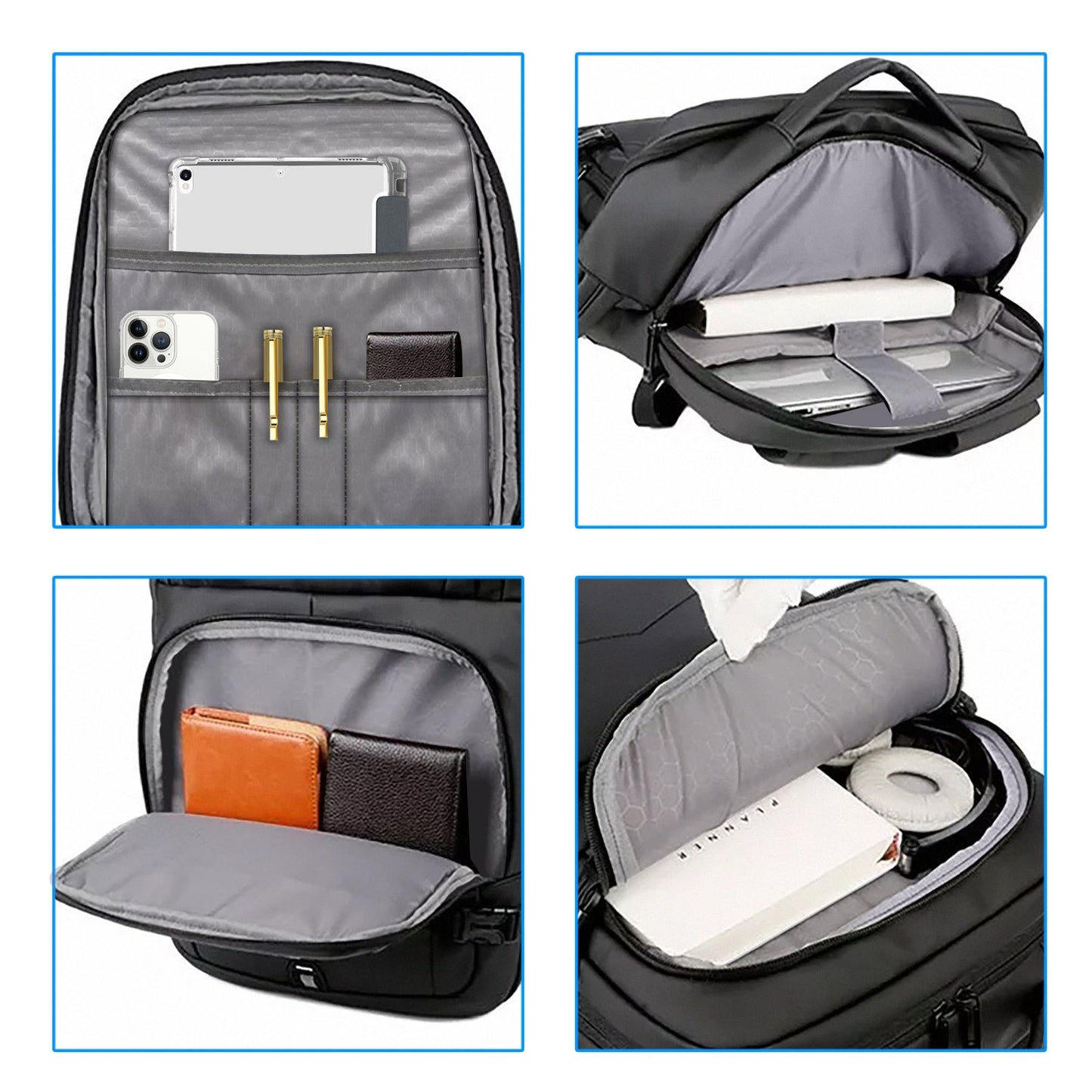 Gripp Drift Backpack Upto 15.6" For Laptop/macbook - Black