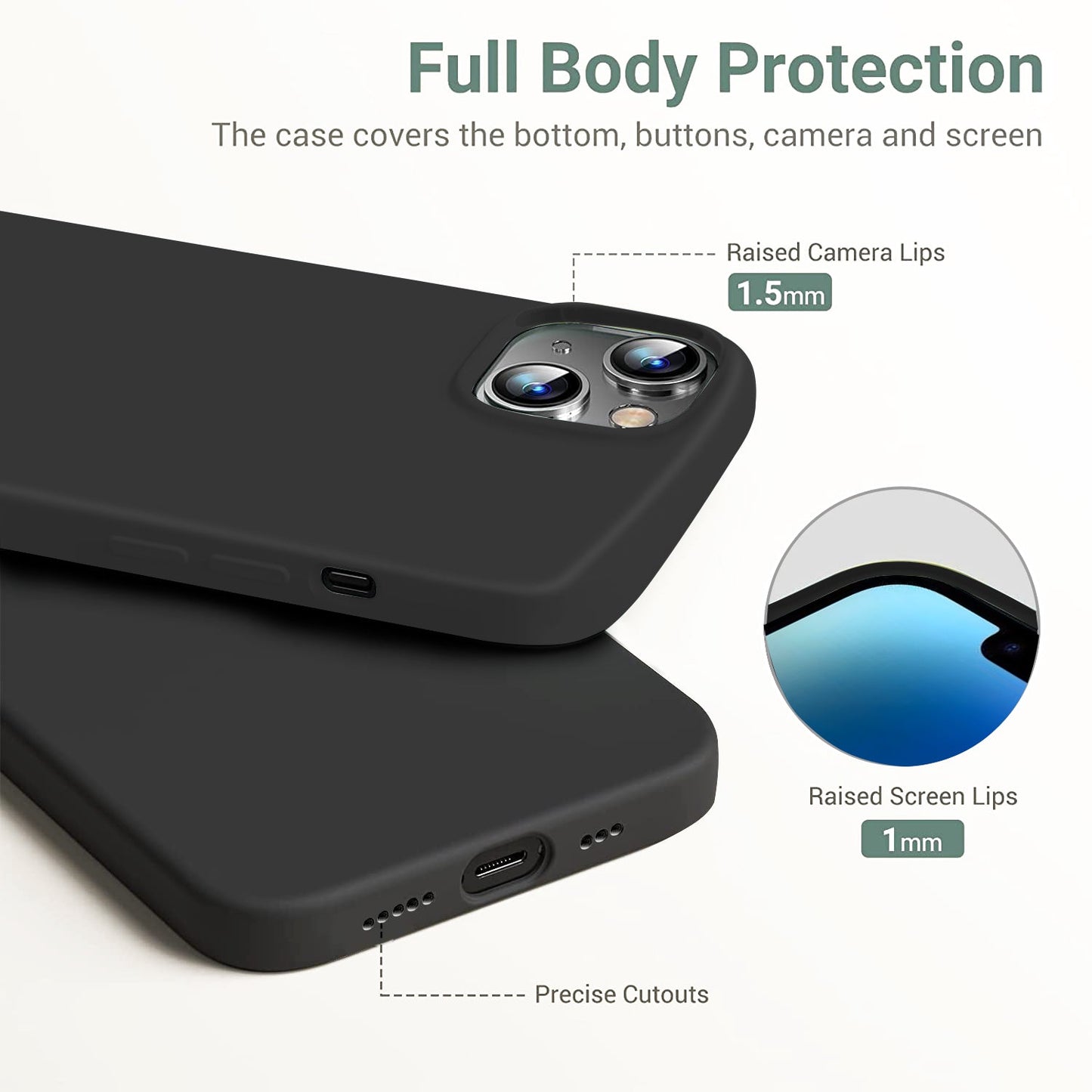 Gripp Rubon Case For Apple Iphone 14 (6.1") With Magsafe - Black