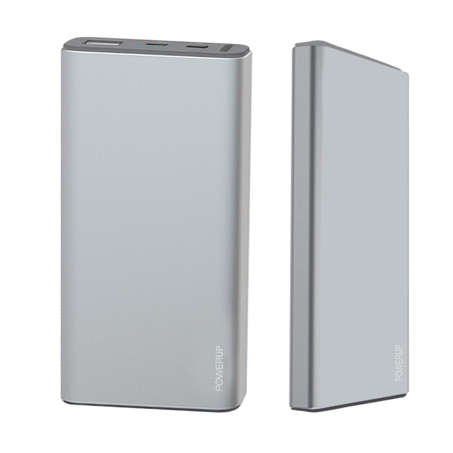 Powerup Alupac 5000mah Aluminium Power Bank 1usb - Gunmetal