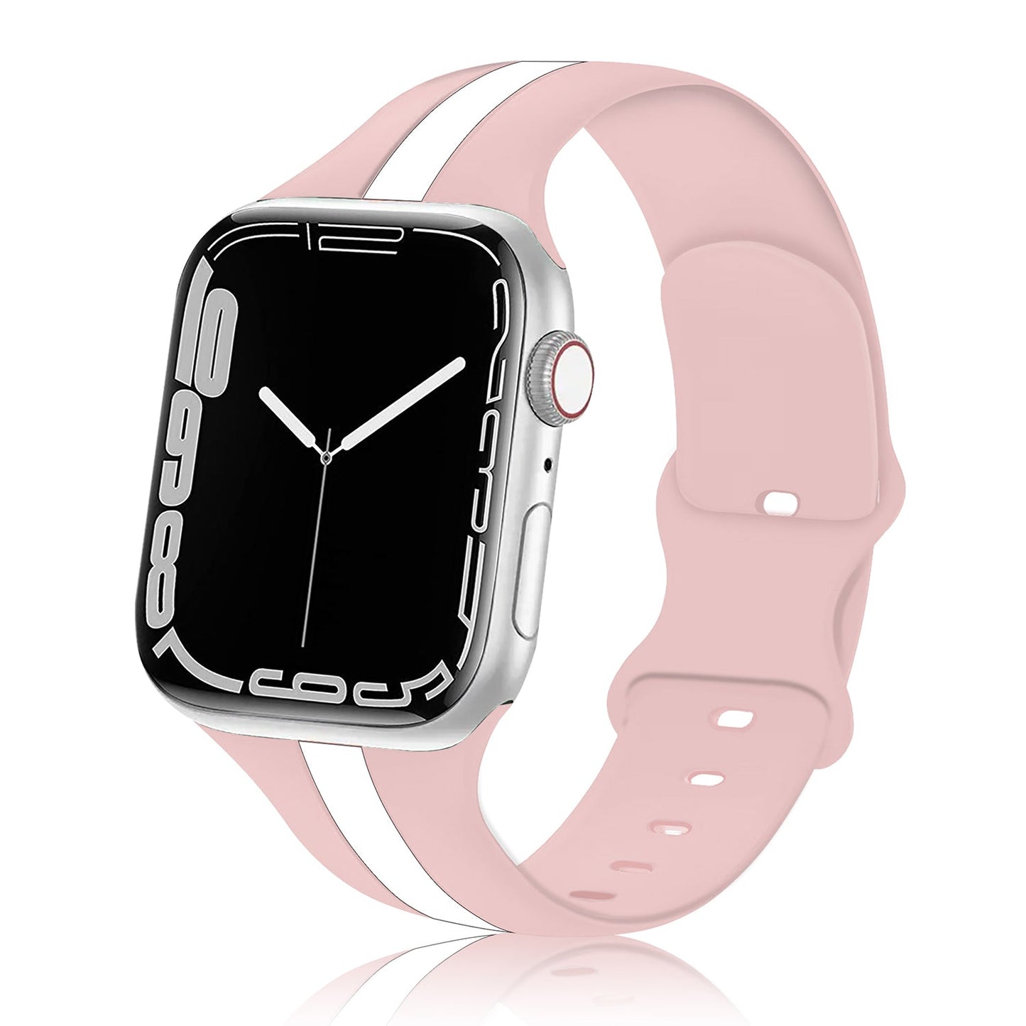 Gripp 40/41mm Tutone Watch Strap - Pink/white