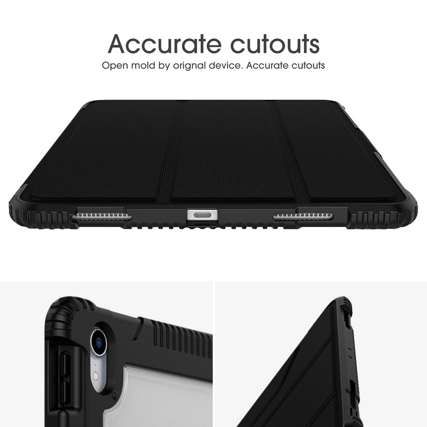 Gripp Armor Case For Apple Ipad 10.9" (10th Generation) 2022 - Black