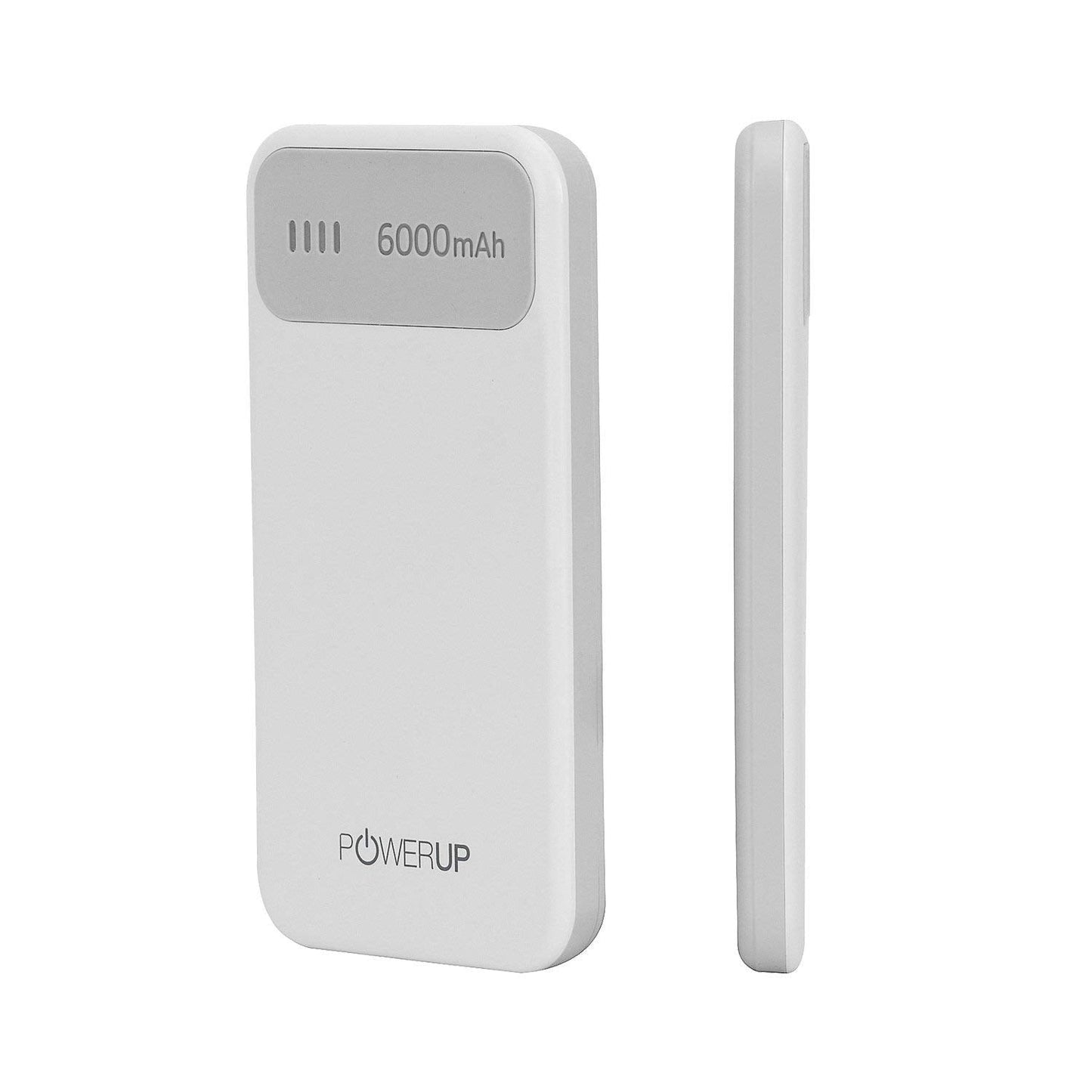 Powerup 6000mah Power Bank Enerpac6000 Duo-usb - Grey