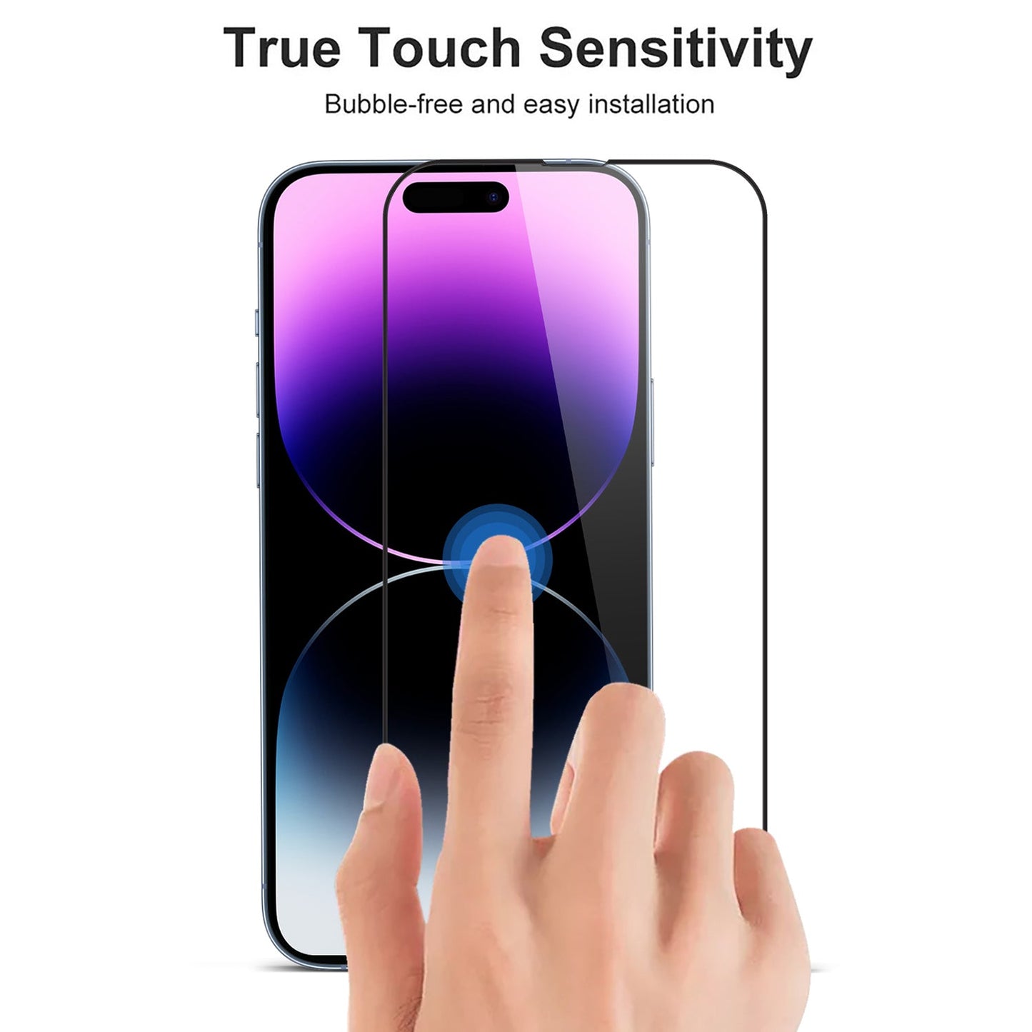 Gripp 3d Tempered Glass For Apple Iphone 14 Pro (6.1") - Black