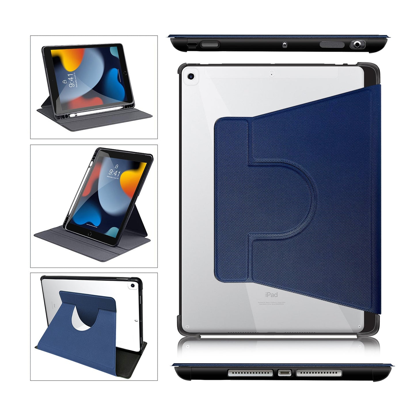 Gripp Revolv Case For Apple Ipad 10.2" - Blue