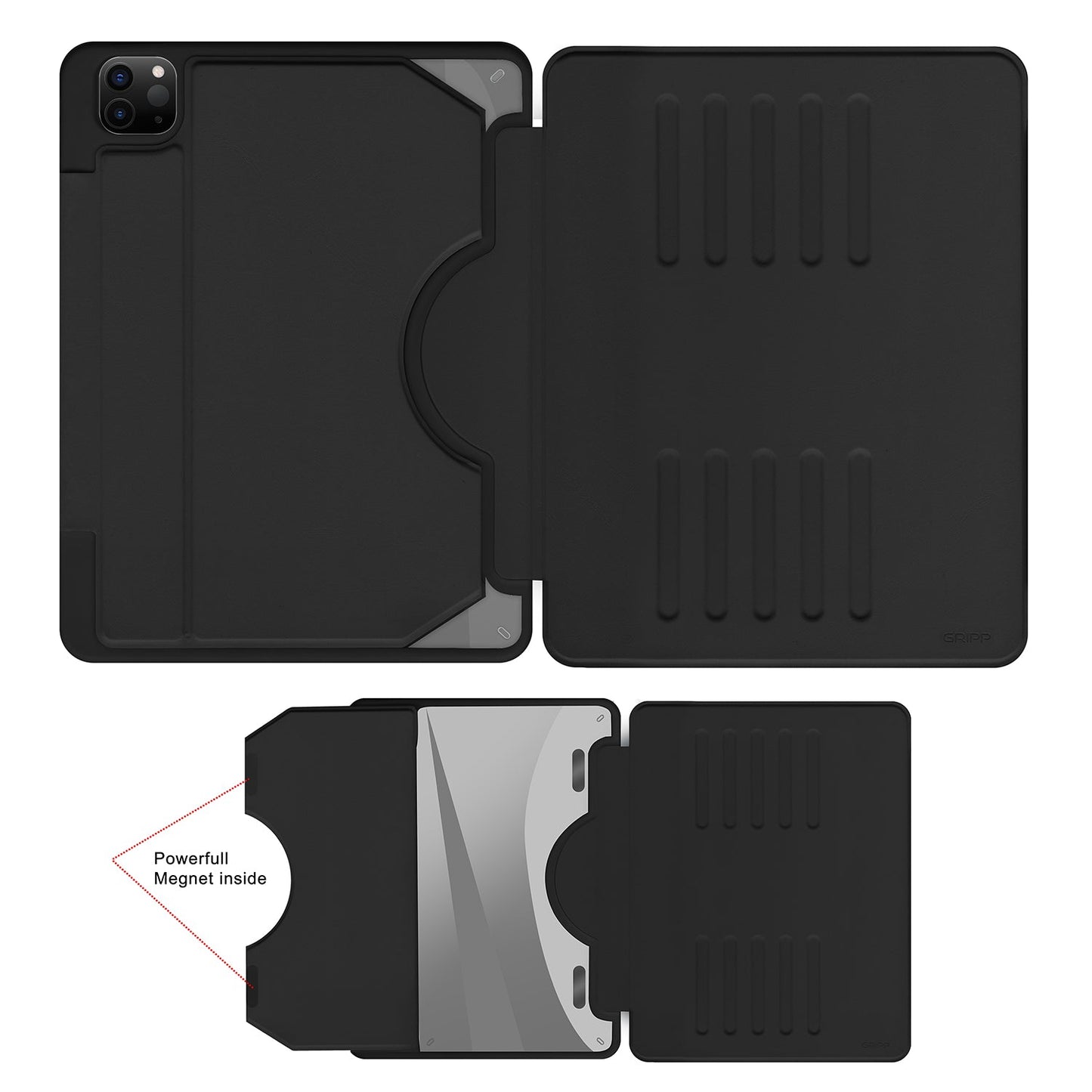 Gripp Styleus Case For Apple Ipad Pro 11" 2021 - Black