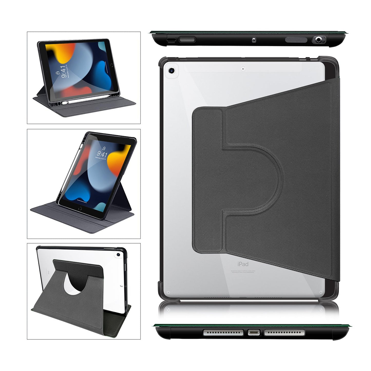 Gripp Revolv Case For Apple Ipad 10.2" - Grey