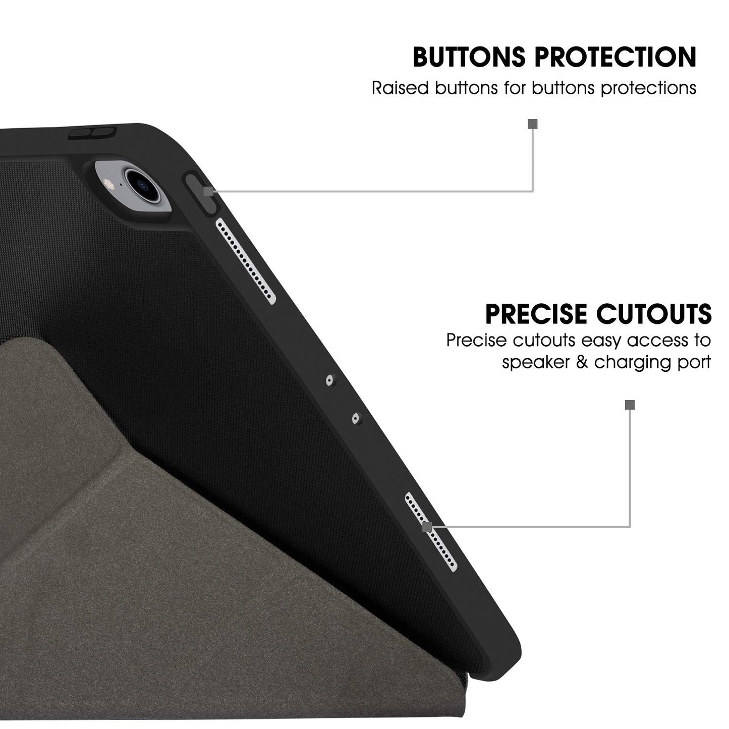 Gripp Element Case For Apple Ipad Pro 11" - Black