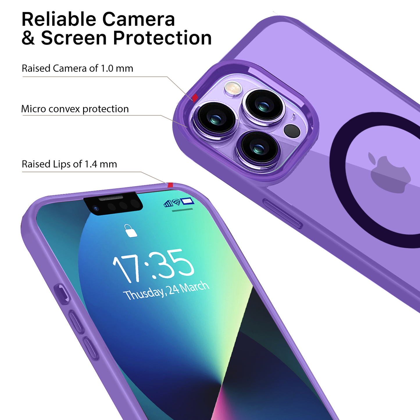 Gripp Clarion Magsafe Case For Apple Iphone 14 Pro (6.1") - Purple