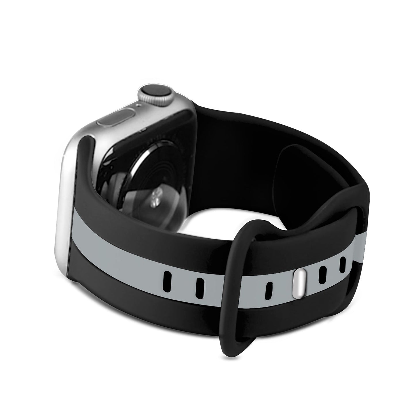 Gripp 45/49mm Tutone Watch Strap - Black/grey