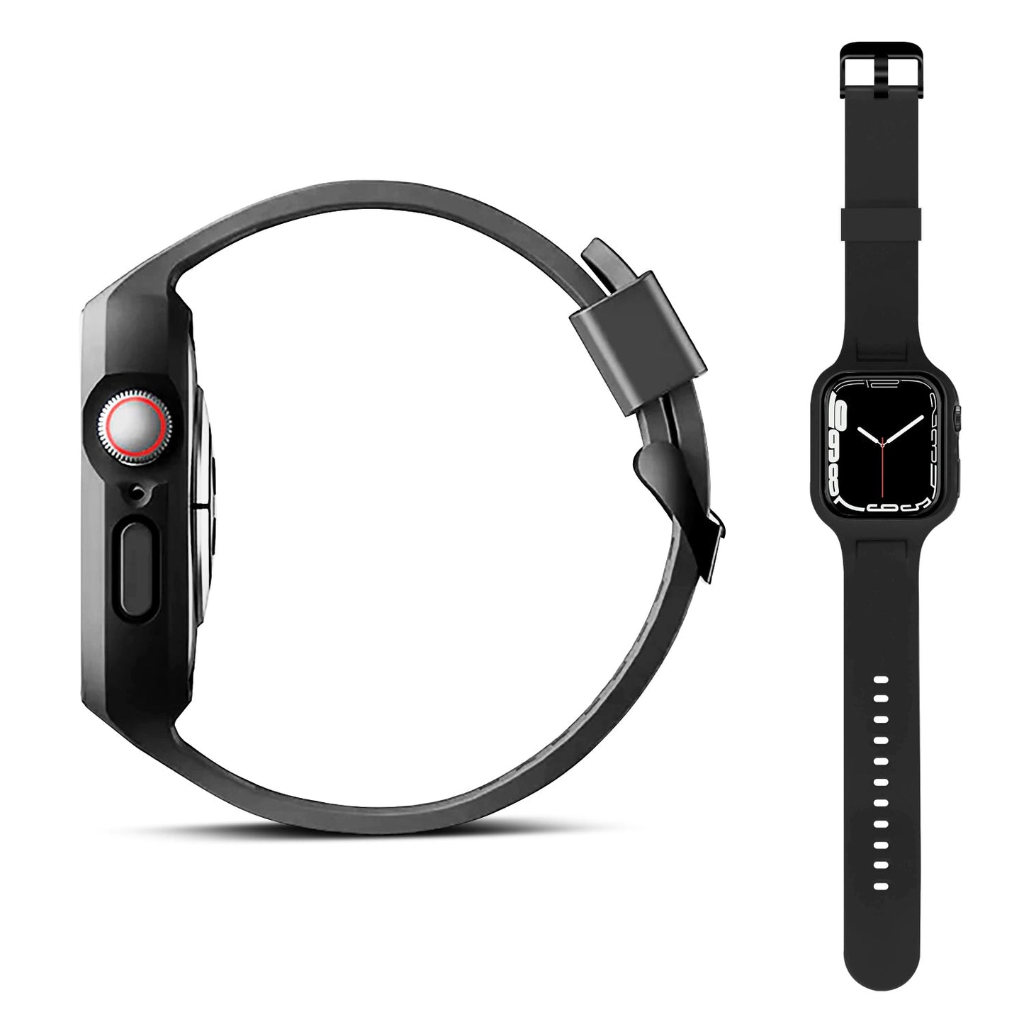 Gripp 44/45mm Helio Watch Strap - Black