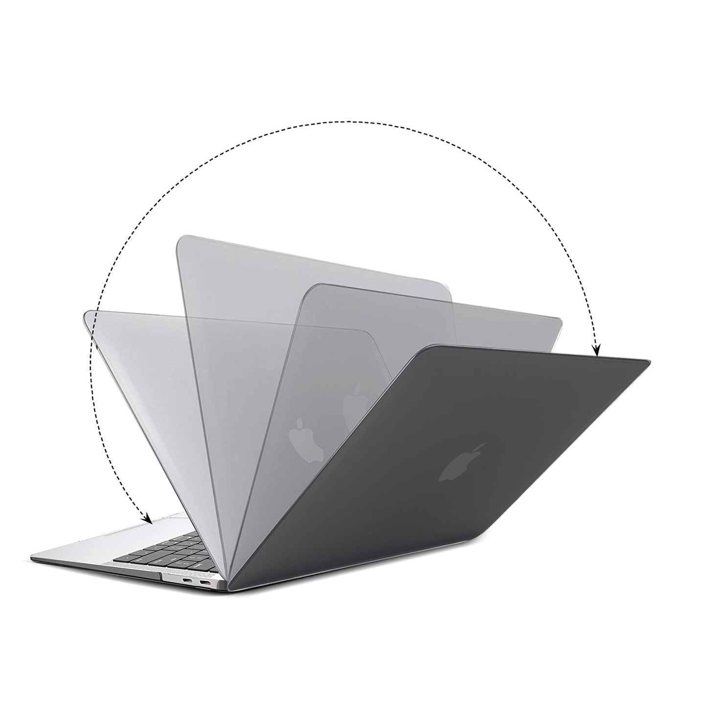 Gripp Compaq Hardshel For Apple Macbook Pro 13" (M2 - 2022 & M1 - 2021 ) Black