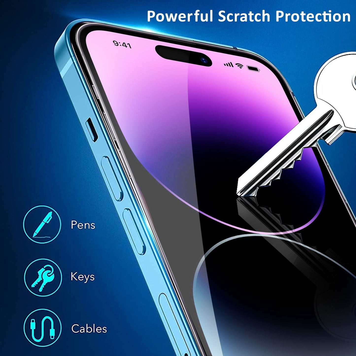 Gripp 3d Tempered Glass For Apple Iphone 14 Pro (6.1") - Black