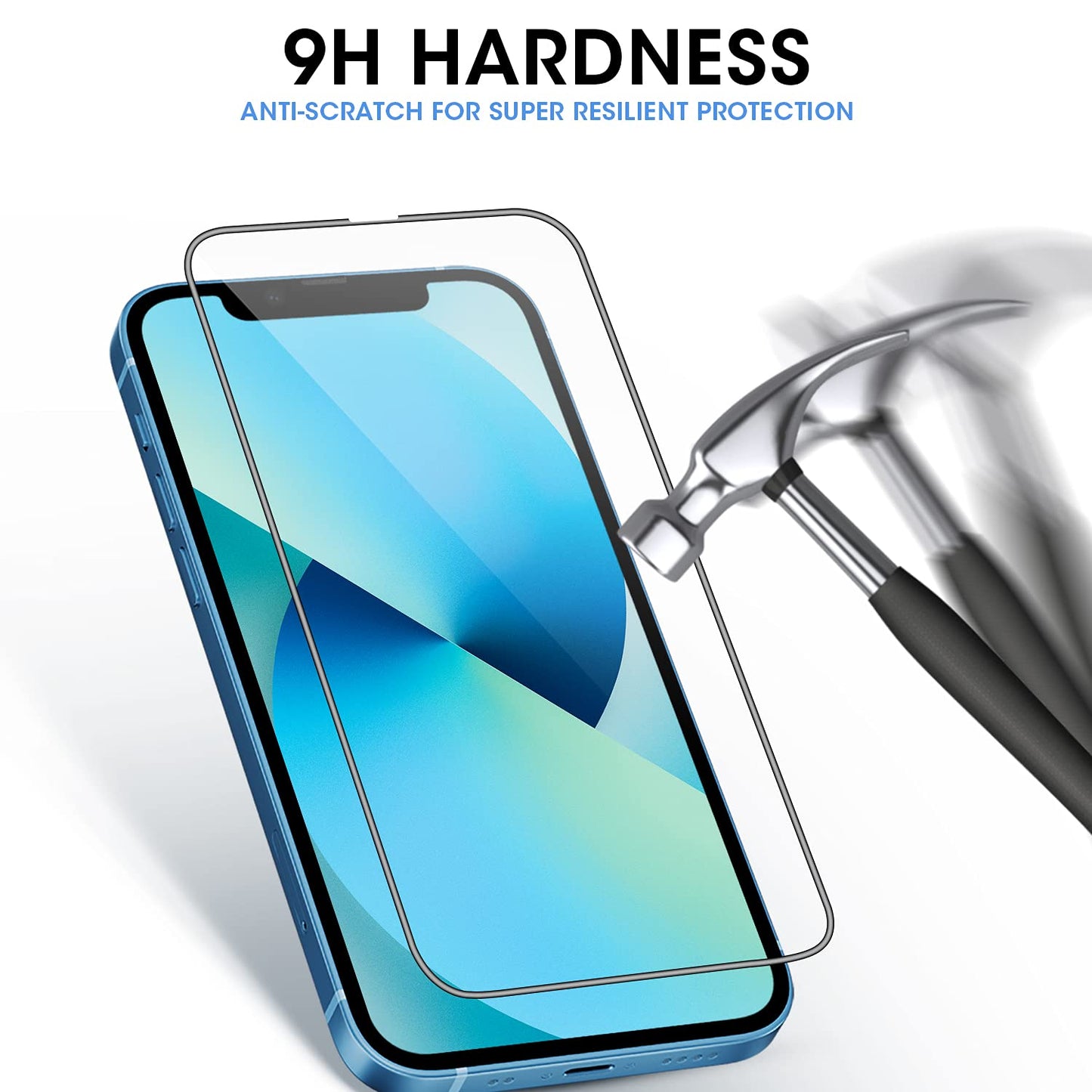 Gripp 3d Tempered Glass For Apple Iphone 13/13 Pro (6.1") - Black