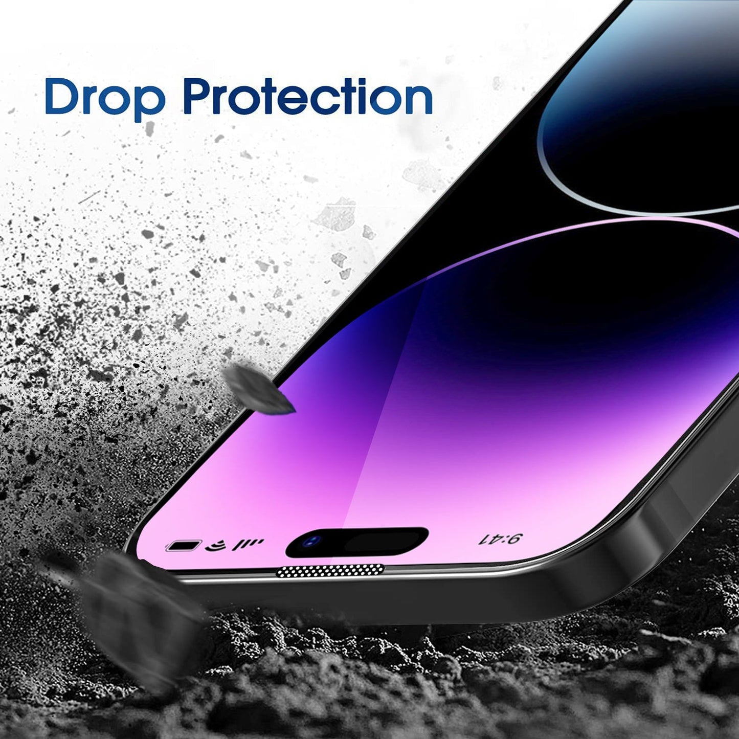 Gripp Dust Proof 3d Tempered Glass For Apple Iphone 14 Pro (6.1") - Black