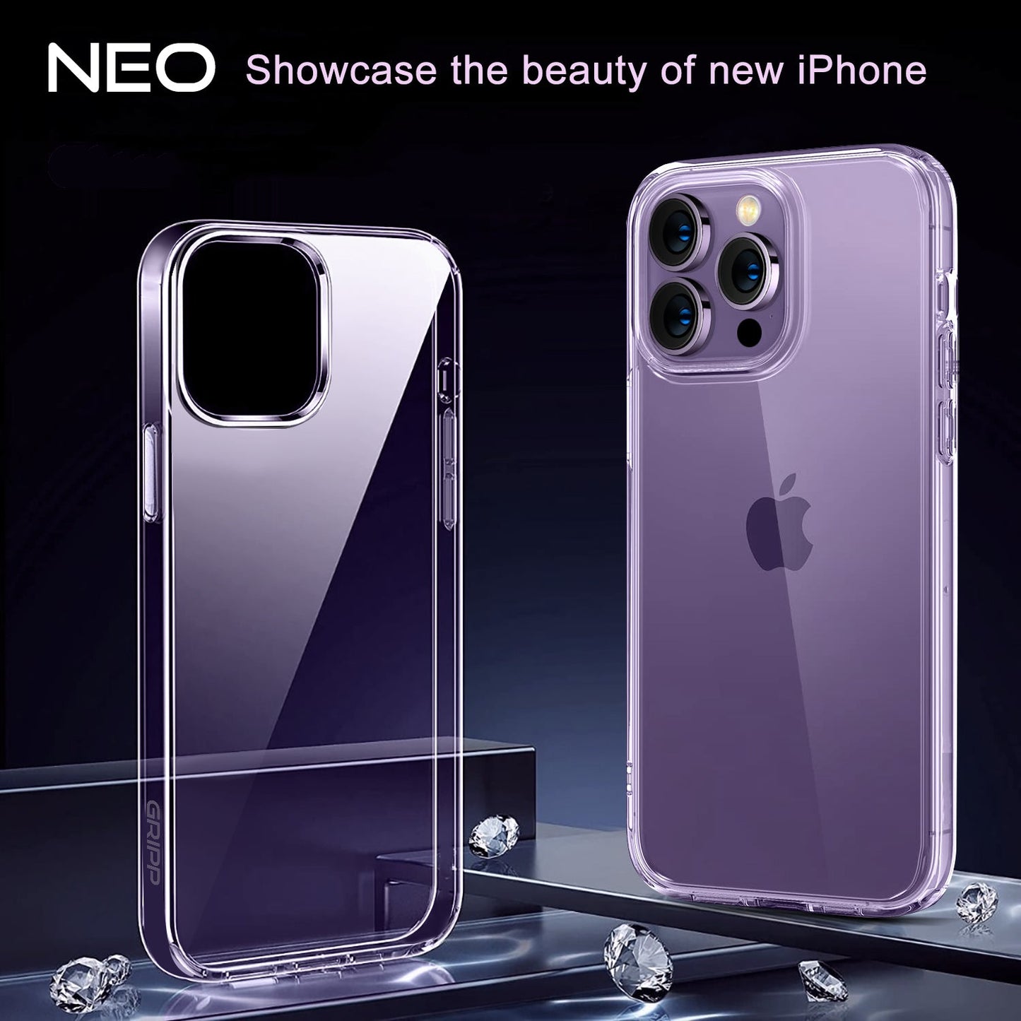 Gripp Neo Case For Apple Iphone 14 Pro Max (6.7") - Purple