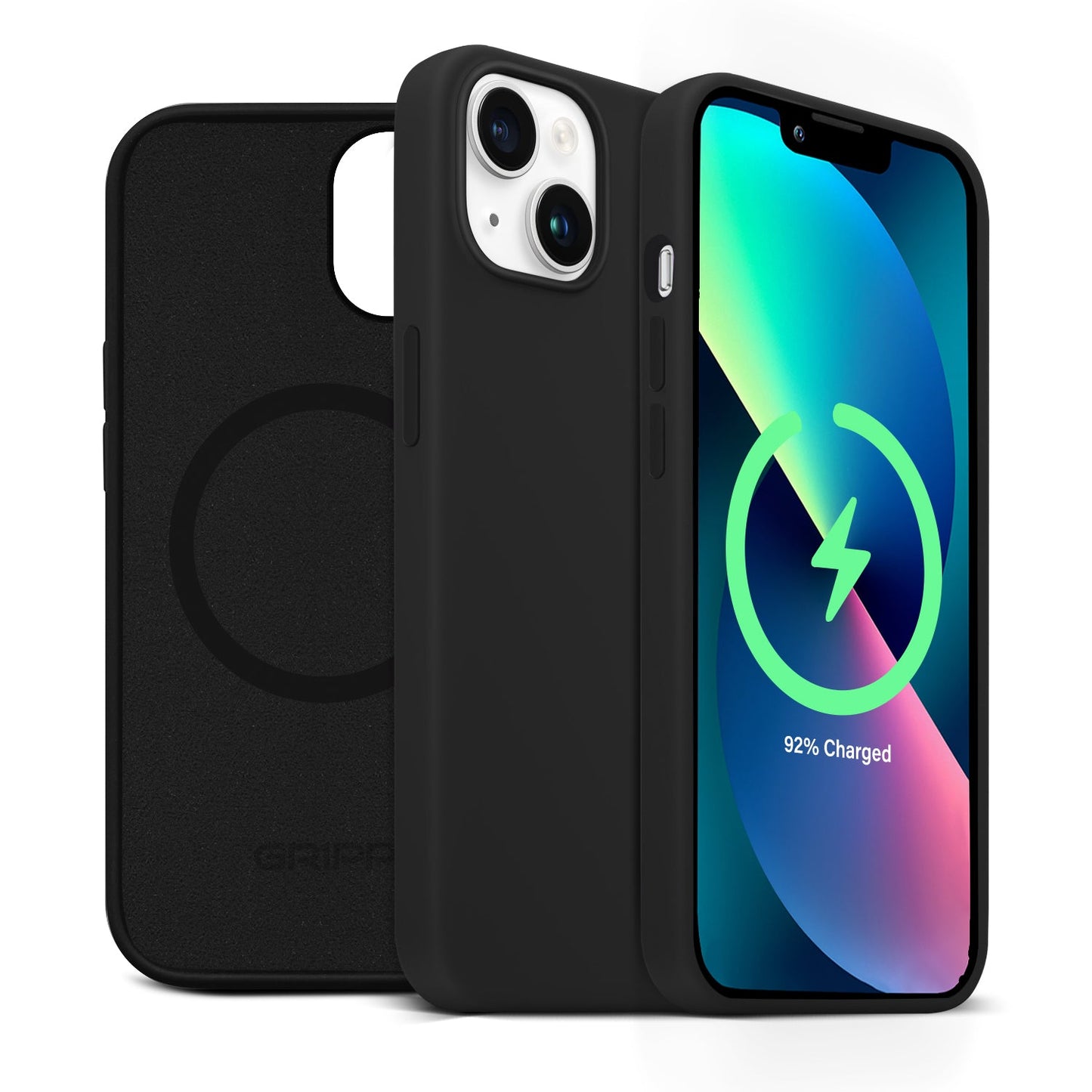Gripp Rubon Case For Apple Iphone 14 (6.1") With Magsafe - Black