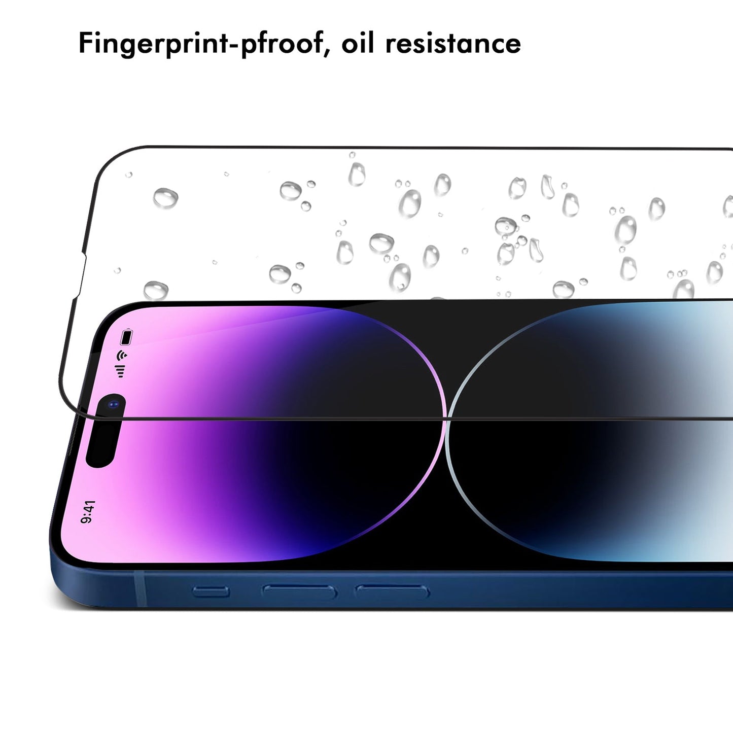Gripp 3d Tempered Glass For Apple Iphone 14 Pro (6.1") - Black
