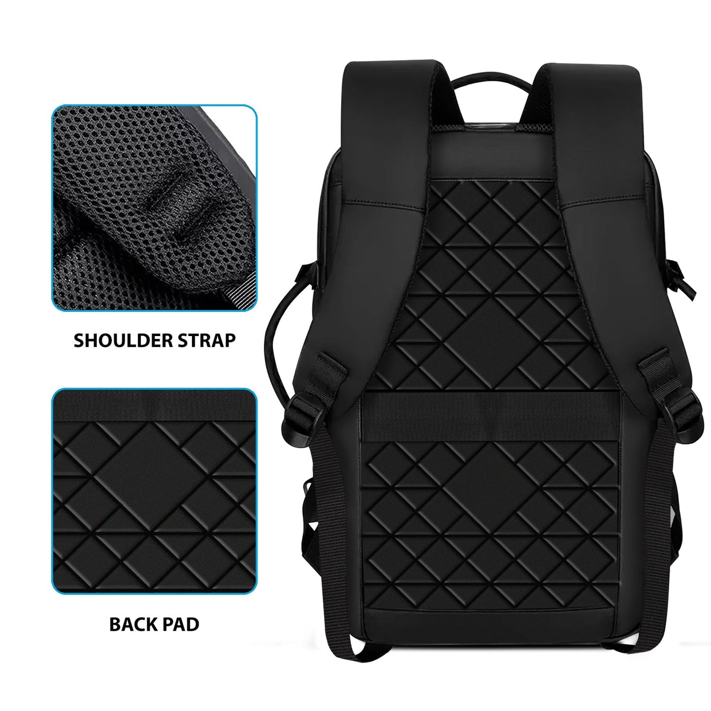 Gripp Drift Backpack Upto 15.6" For Laptop/macbook - Black