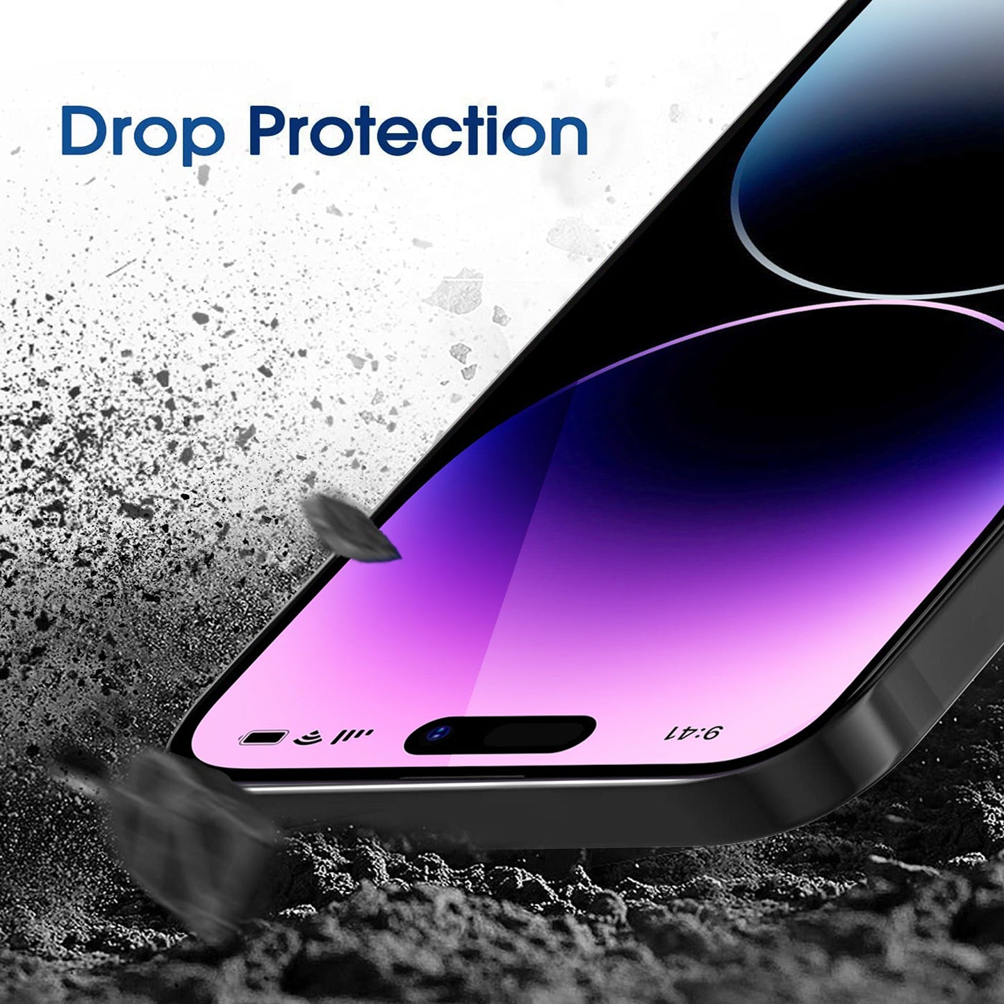 Gripp 3d Tempered Glass For Apple Iphone 14 Pro (6.1") - Black