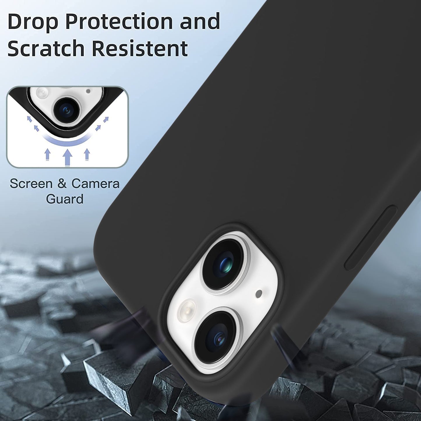 Gripp Rubon Case For Apple Iphone 14 (6.1") With Magsafe - Black