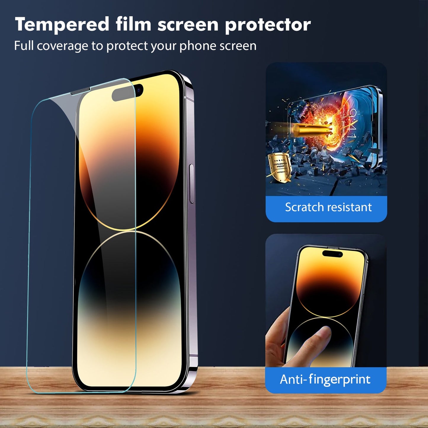 Gripp Dust Proof Tempered Glass 0.3mm For Apple Iphone 14 (6.1") - Clear