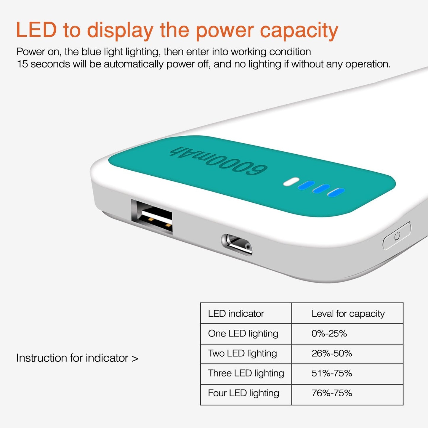 Powerup 6000mah Power Bank Enerpac6000 Duo-usb - Green