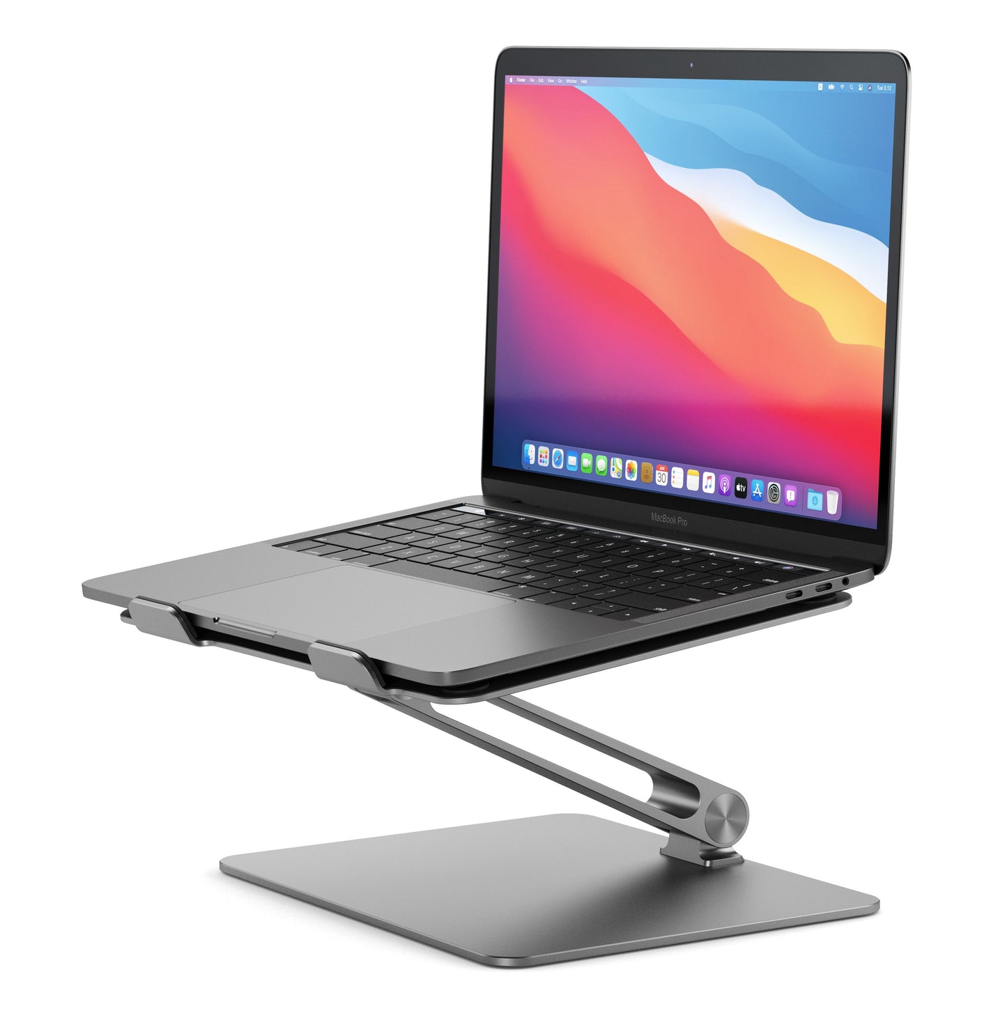 Alogic Elite Adjustable Laptop Stand, Ergonomic Riser With High Quality Aluminium Design, Portable And Sturdy, Compatible With Macbook Pro, Macbook Air, Dell Xps, Chromebook And More.