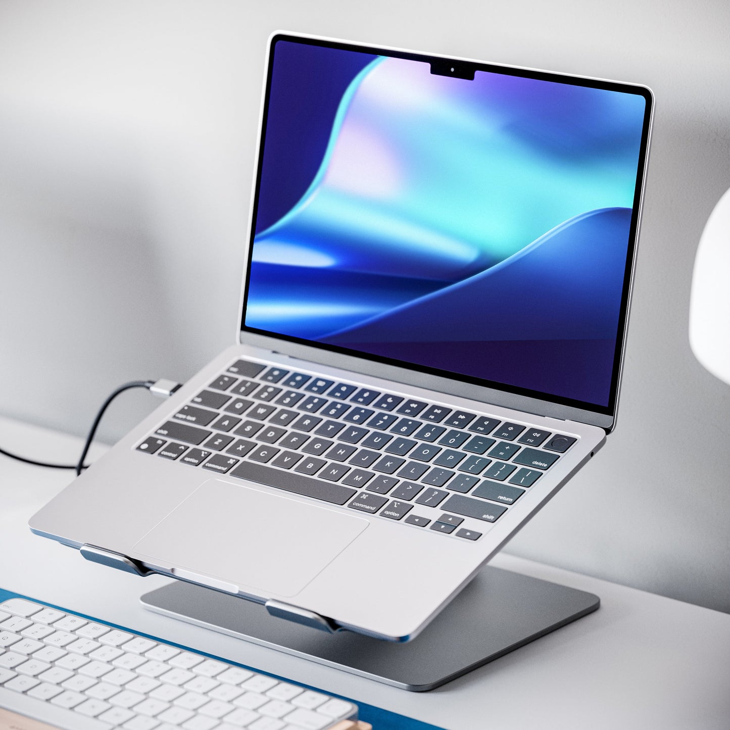 Alogic Elite Adjustable Laptop Stand, Ergonomic Riser With High Quality Aluminium Design, Portable And Sturdy, Compatible With Macbook Pro, Macbook Air, Dell Xps, Chromebook And More.