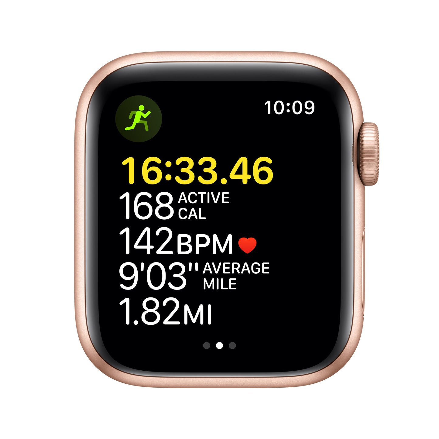Apple Watch SE GPS, 40mm Gold Aluminium Case with Starlight Sport Band - Regular