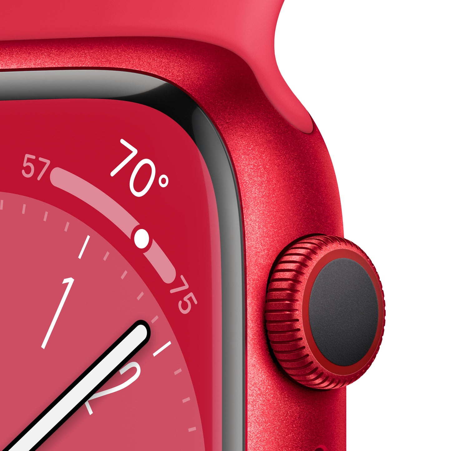 Apple Watch Series 8 GPS + Cellular 41mm (PRODUCT)RED Aluminium Case with (PRODUCT)RED Sport Band - Regular