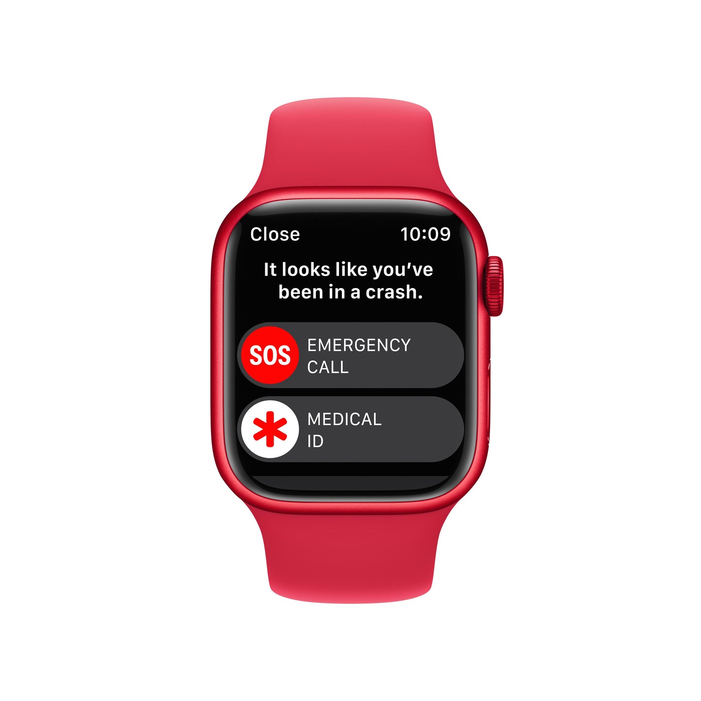 Apple Watch Series 8 GPS + Cellular 41mm (PRODUCT)RED Aluminium Case with (PRODUCT)RED Sport Band - Regular
