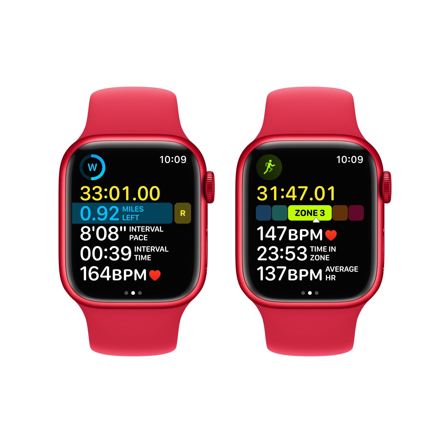 Apple Watch Series 8 GPS + Cellular 41mm (PRODUCT)RED Aluminium Case with (PRODUCT)RED Sport Band - Regular