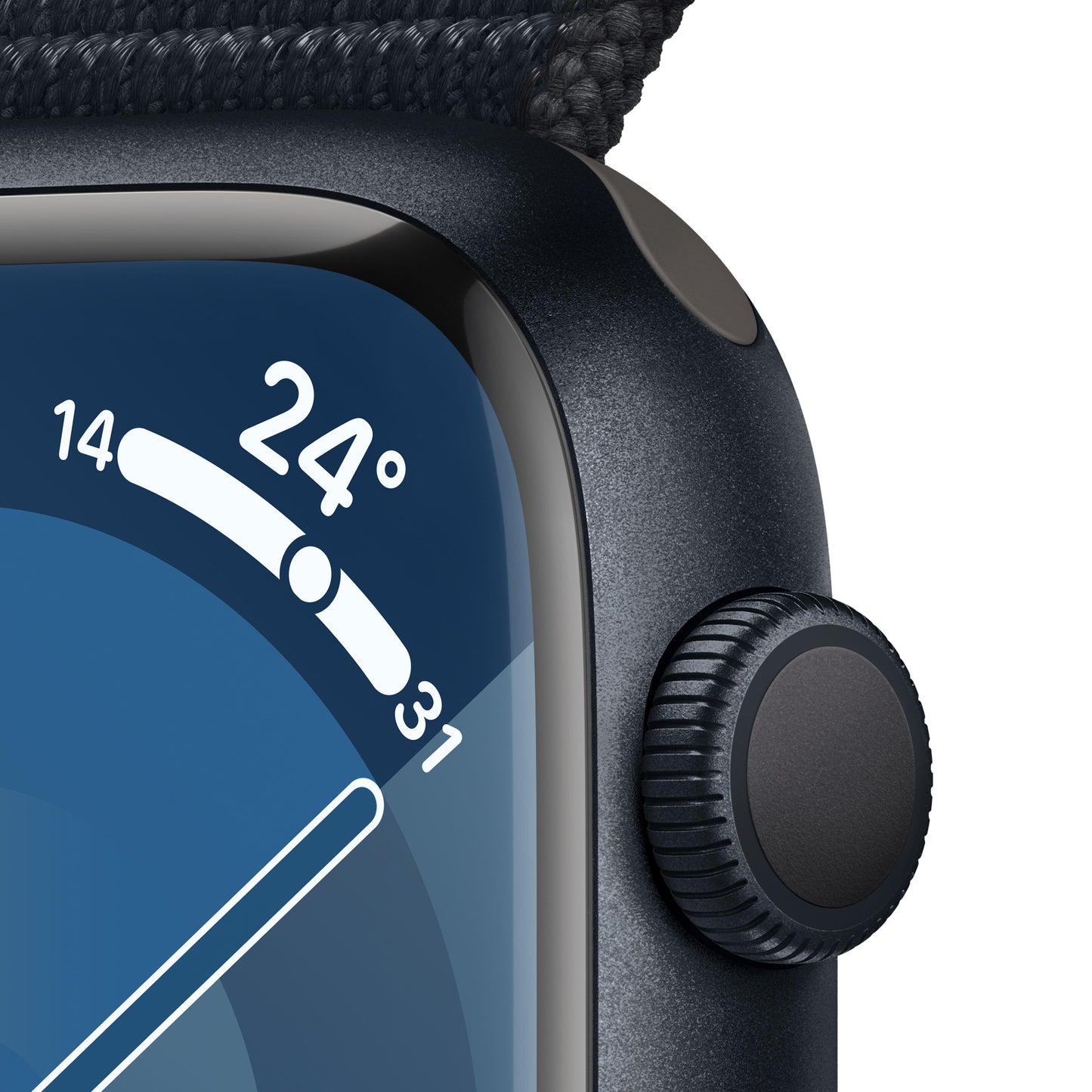 Apple Watch Series 9 GPS 45mm Midnight Aluminium Case with Midnight Sport Loop