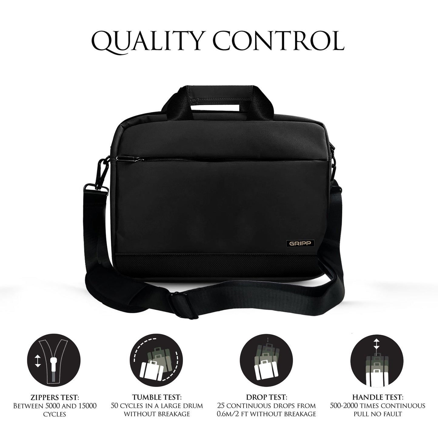 Gripp Bolt 13.3" Macbook/laptop Bag - Black