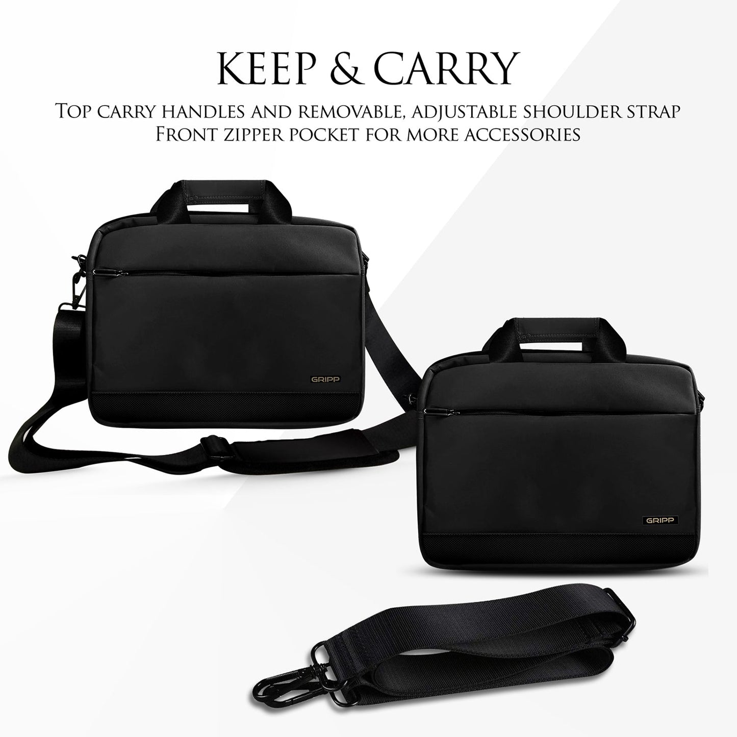 Gripp Bolt 13.3" Macbook/laptop Bag - Black