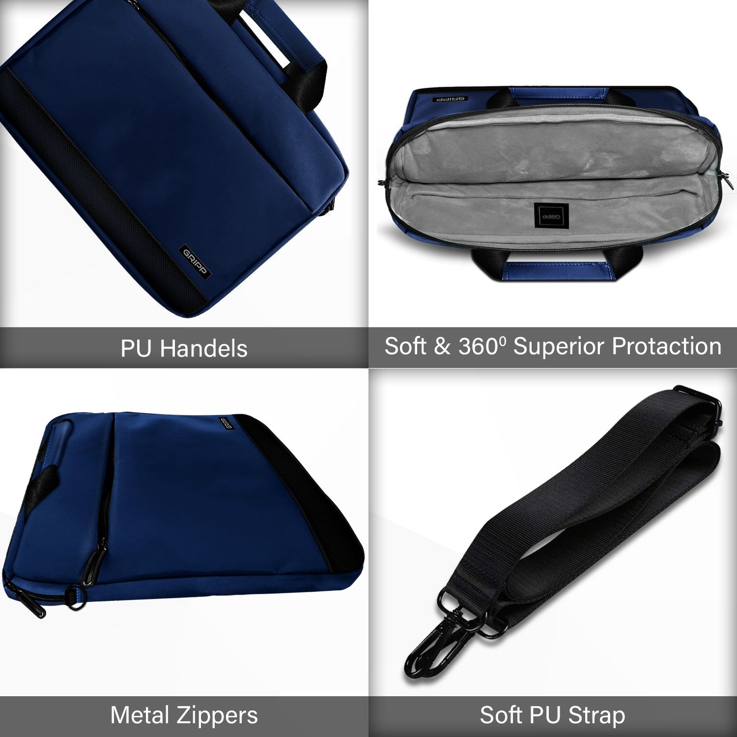 Gripp Bolt 13.3" Macbook/laptop Bag - Blue