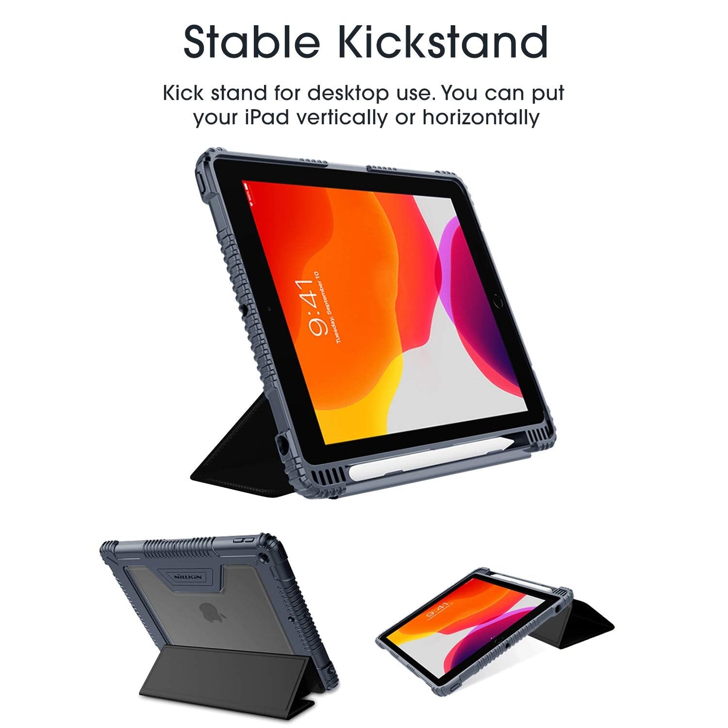 Gripp Armor Case For Apple Ipad 10.2" - Grey