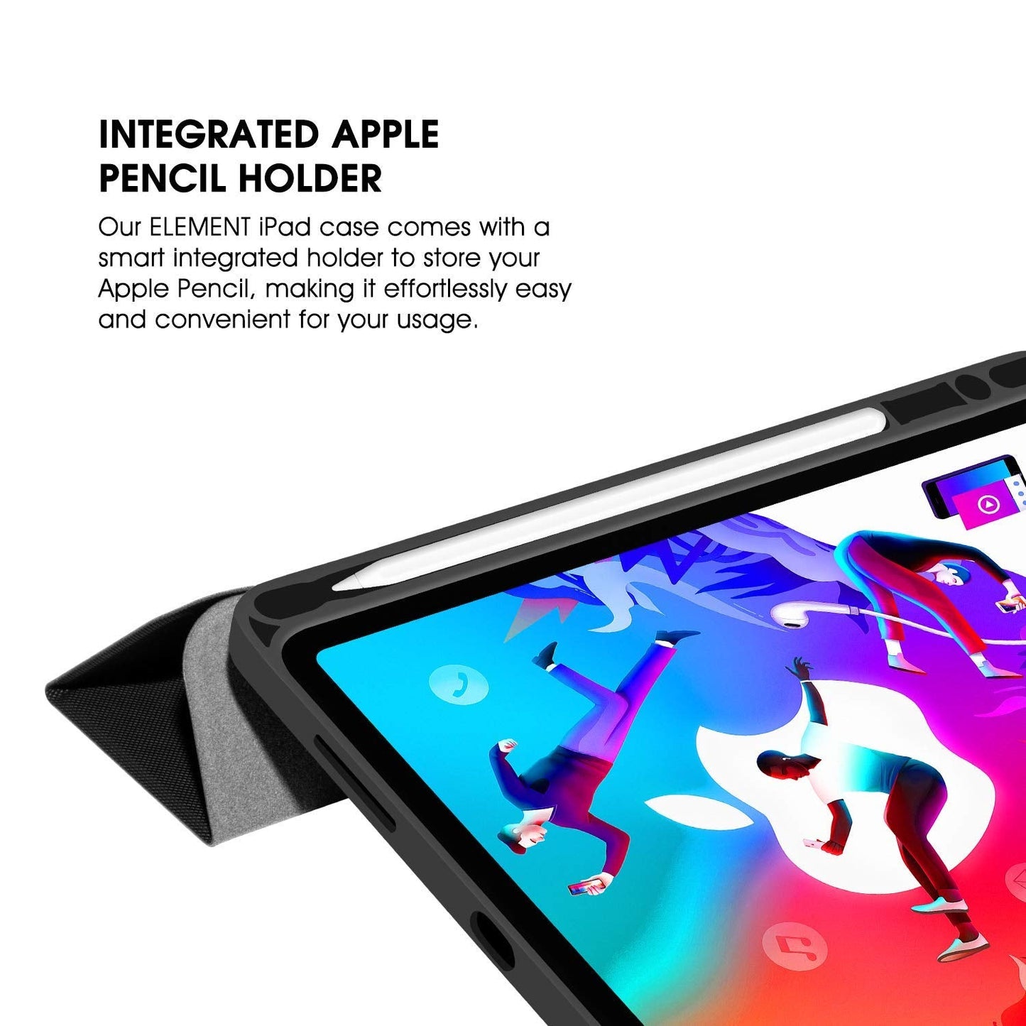 Gripp Element Case For Apple Ipad Pro 11" 2021 - Black