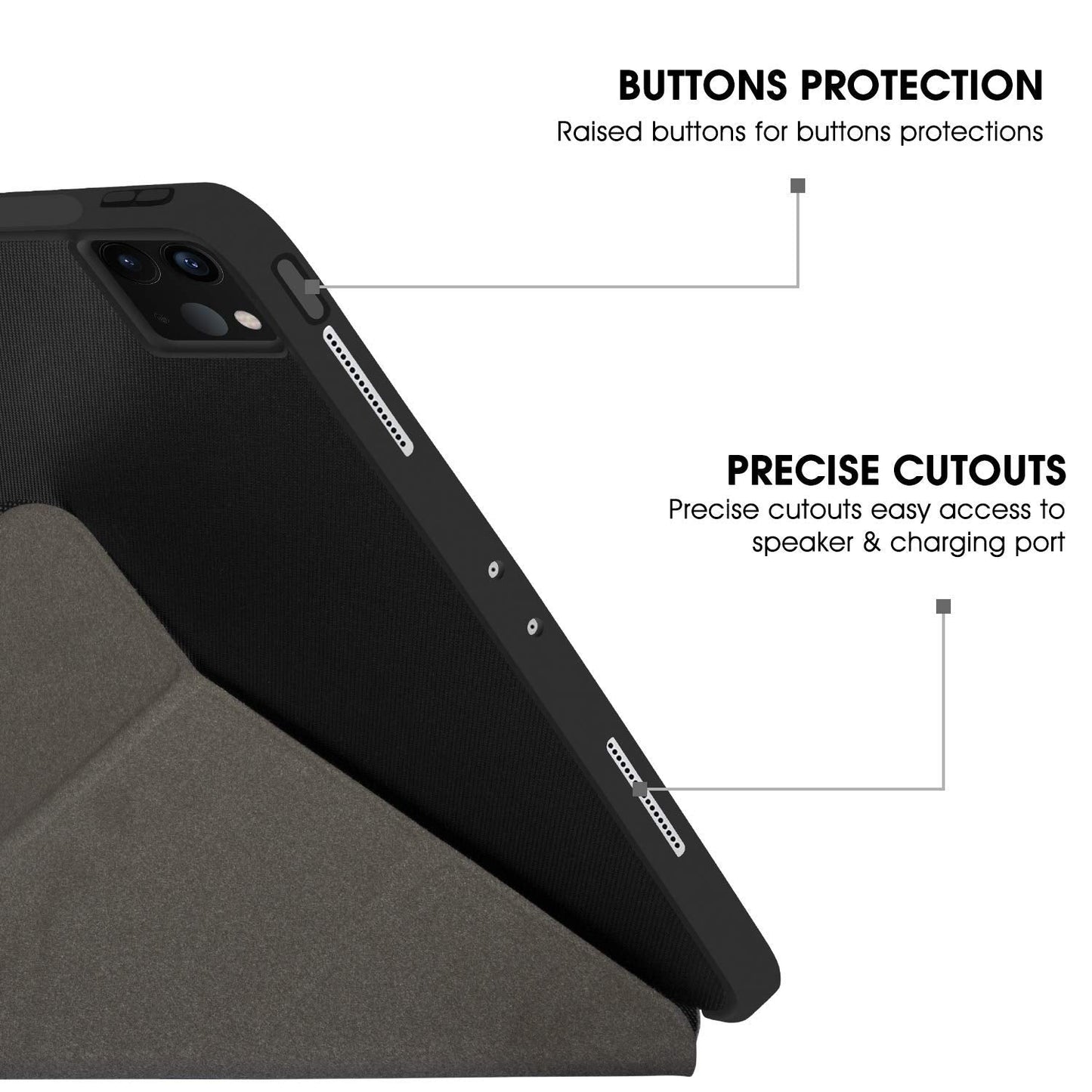 Gripp Element Case For Apple Ipad Pro 11" 2021 - Black