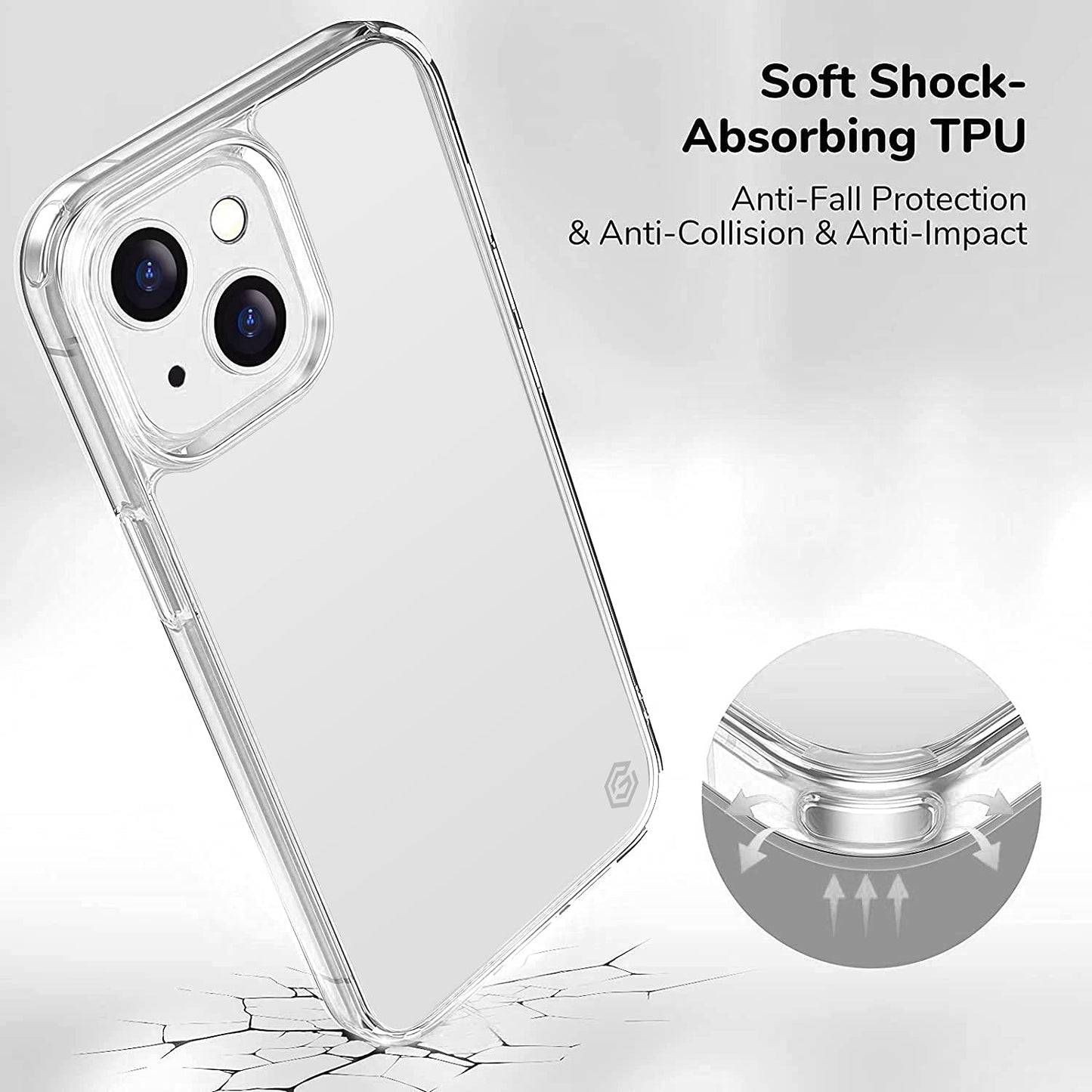 Gripp Clear Case For Apple Iphone 13 (6.1") - Transparent