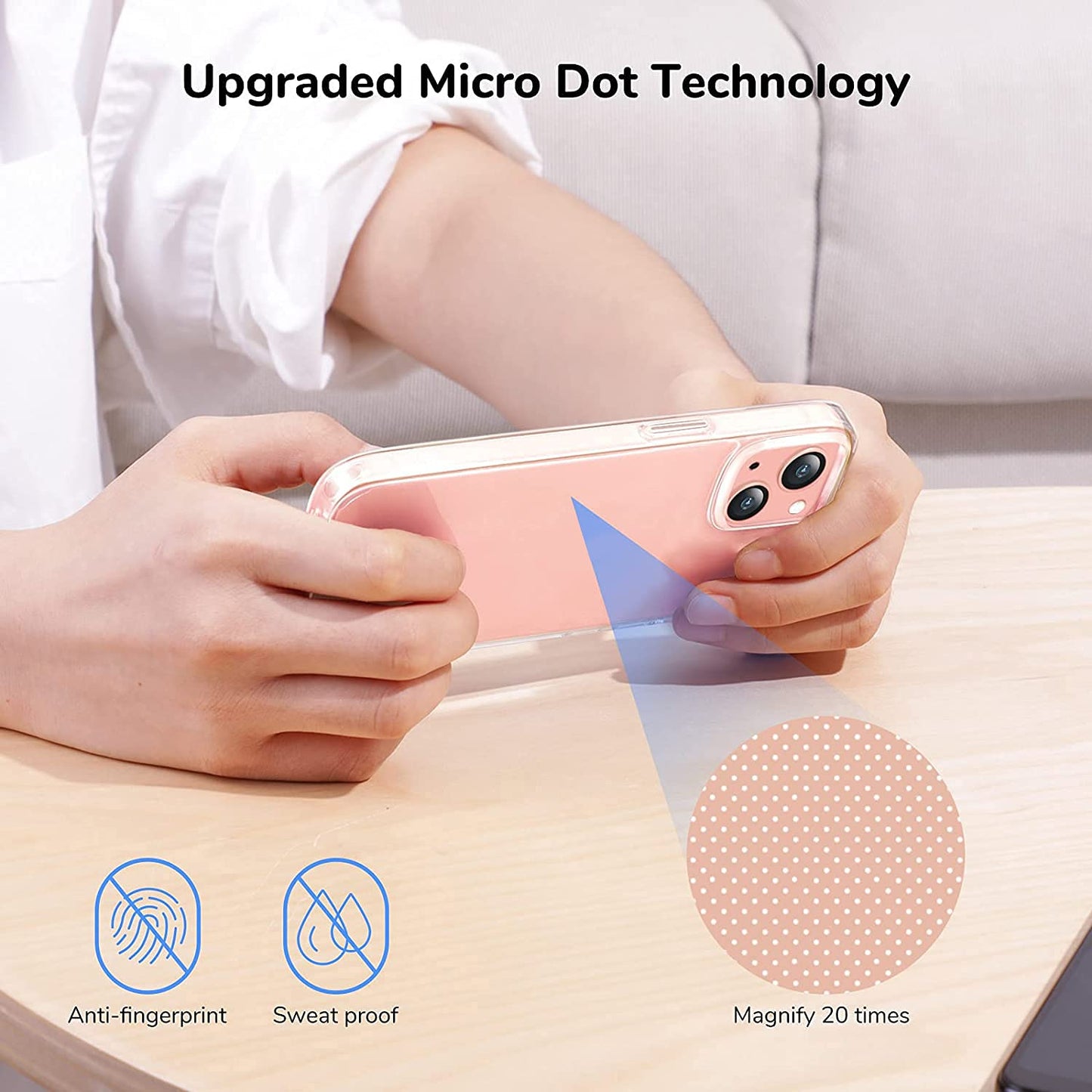Gripp Clear Case For Apple Iphone 13 (6.1") - Transparent