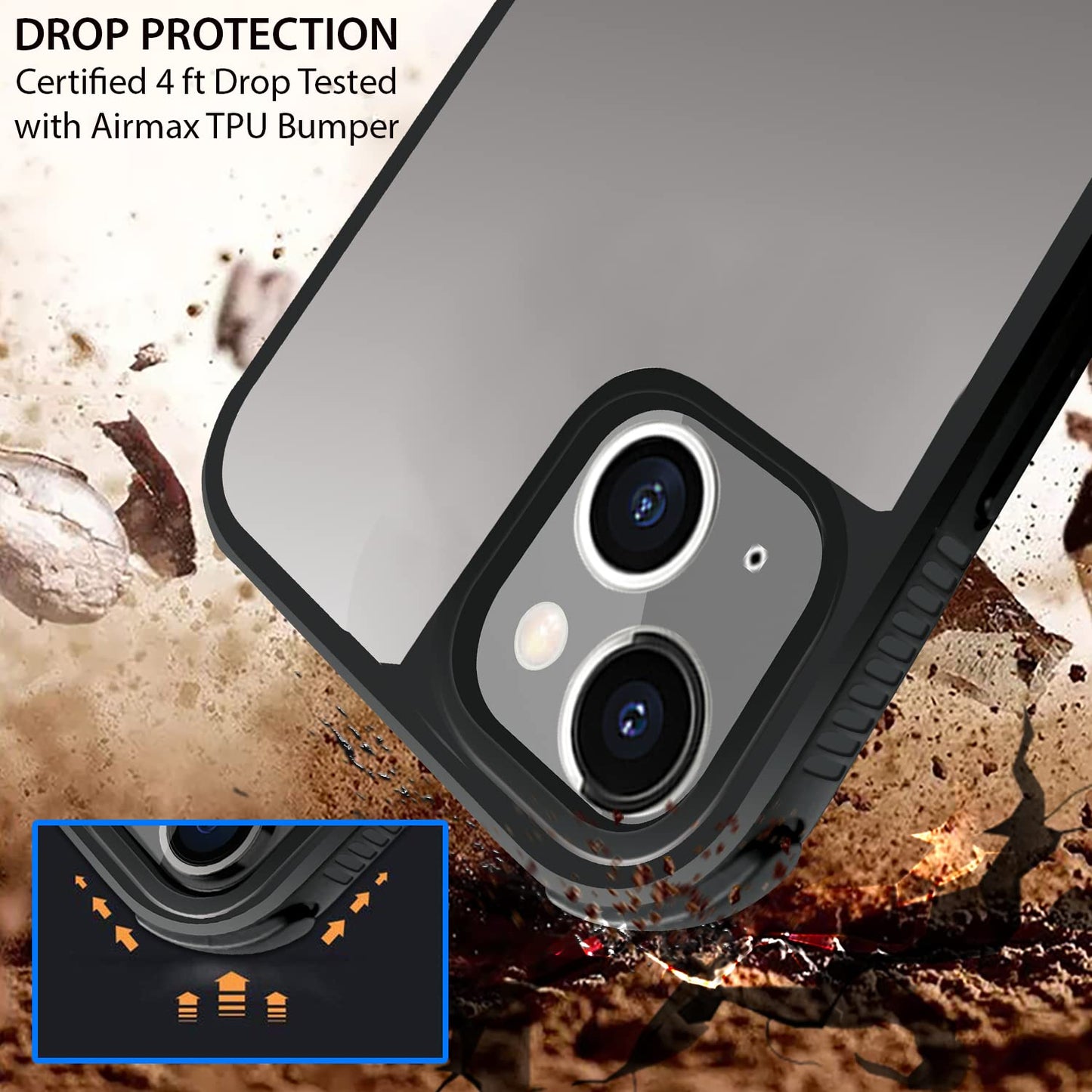 Gripp Shocker Case For Apple Iphone 13 (6.1") - Black