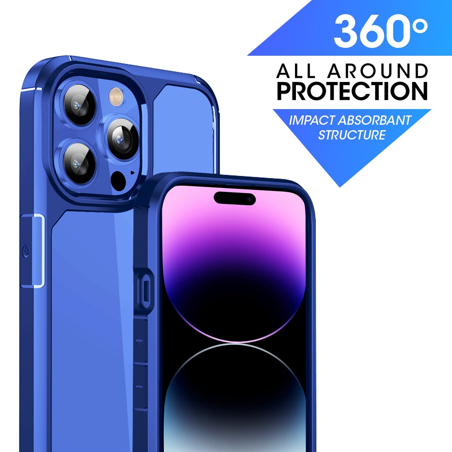 Gripp Defender Case For Apple Iphone 14 Pro (6.1") - Blue