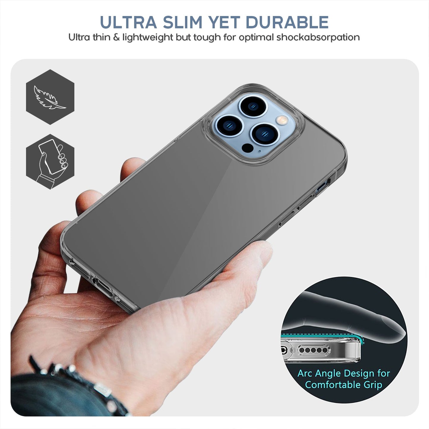 Gripp Neo Case For Apple Iphone 14 Pro (6.1") - Smoke