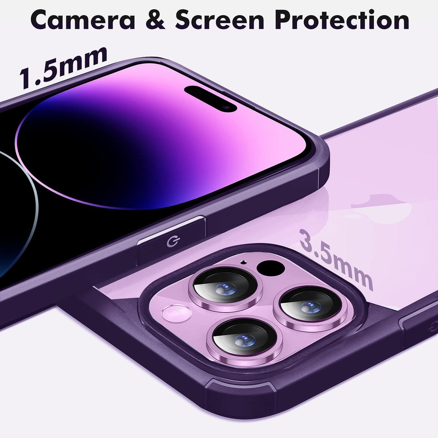 Gripp Defender Case For Apple Iphone 14 Pro Max (6.7") - Purple