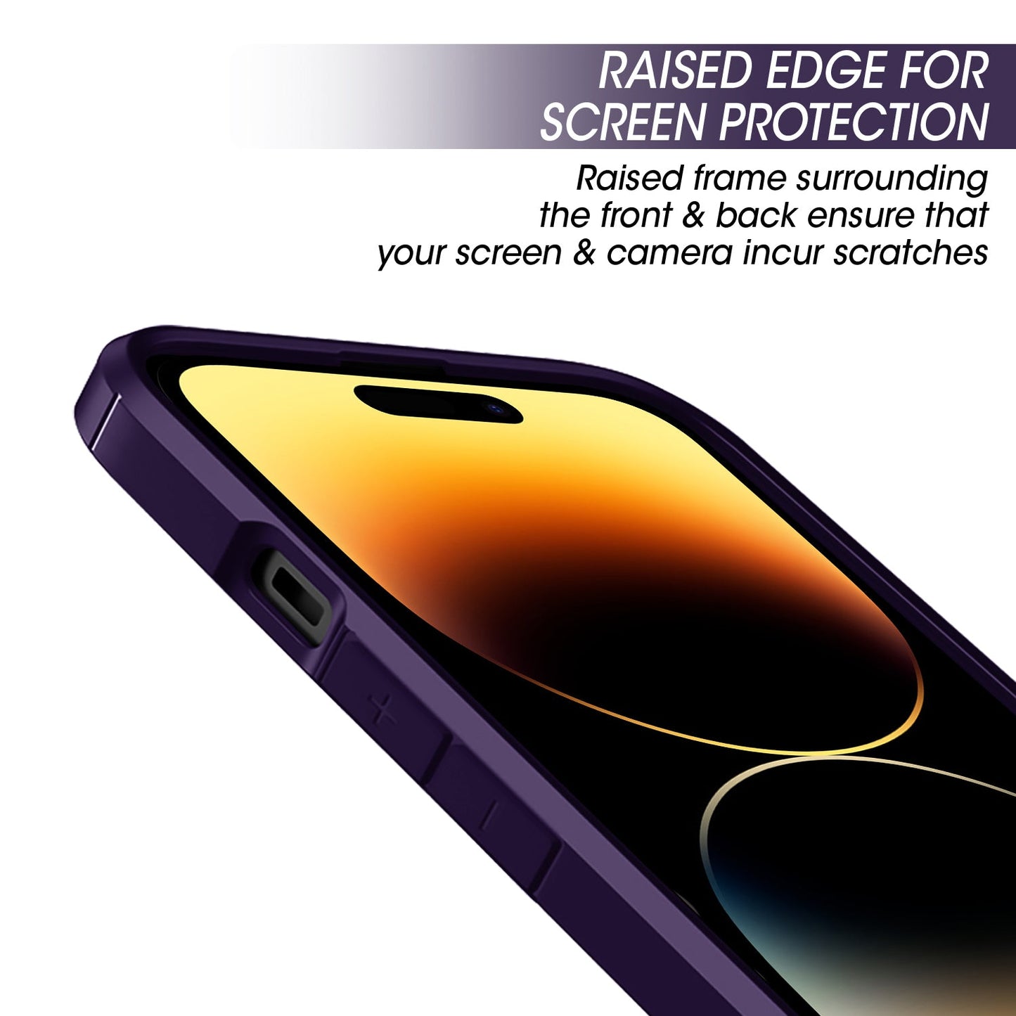 Gripp Defender Case For Apple Iphone 14 Pro Max (6.7") - Purple