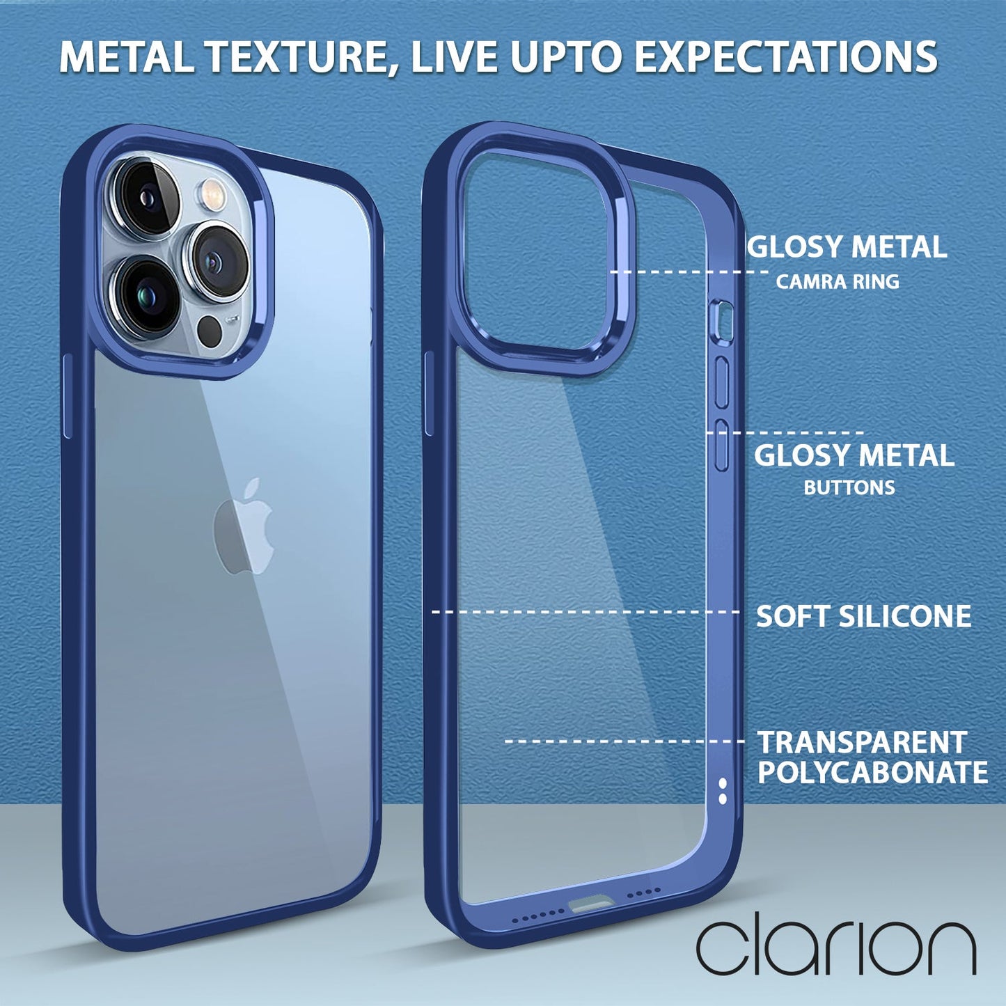 Gripp Clarion Case For Apple Iphone 14 Pro (6.1") - Blue