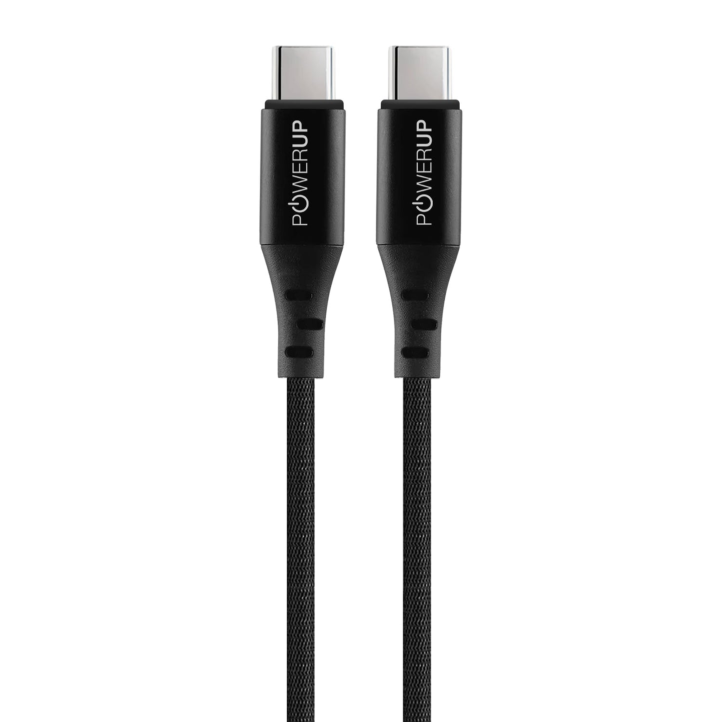 Powerup 2m Usb-c To Usb-c Charging & Sync Cable 100w - Black