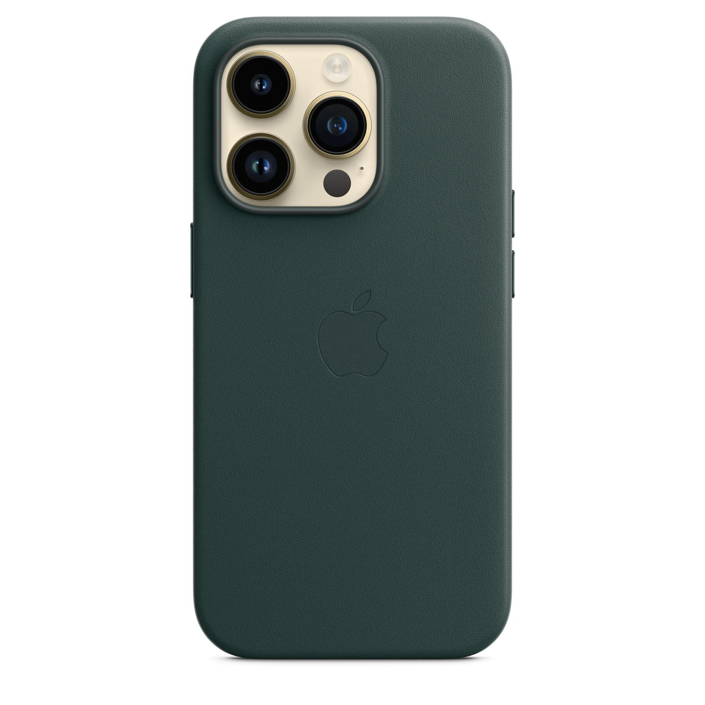 iPhone 14 Pro Leather Case with MagSafe - Forest Green
